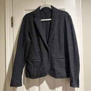 346 Brooks Brothers Wool Blend Gray Button Blazer Women’s Size Large